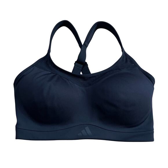 Adidas TLRD Impact Training High Support Soft Sports Bra Black Size Medium A-B - Picture 1 of 4